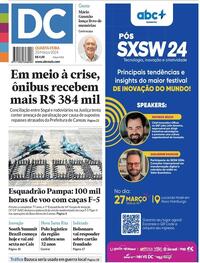 Capa do jornal Diário de Canoas 20/03/2024