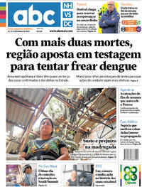 Capa do jornal Diário de Canoas 22/03/2024