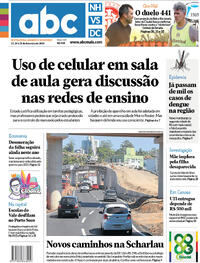 Capa do jornal Diário de Canoas 23/02/2024