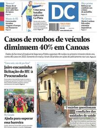 Capa do jornal Diário de Canoas 23/04/2024