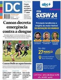 Capa do jornal Diário de Canoas 25/03/2024