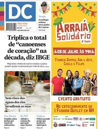 Capa do jornal Diário de Canoas 01/07/2025