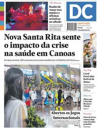 Capa do jornal Diário de Canoas 01/10/2025