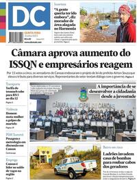 Capa do jornal Diário de Canoas 03/07/2025