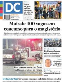 Capa do jornal Diário de Canoas 03/09/2025
