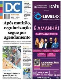 Capa do jornal Diário de Canoas 03/11/2025
