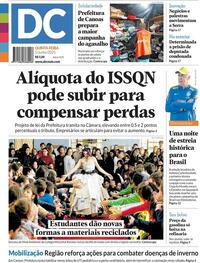 Capa do jornal Diário de Canoas 05/06/2025