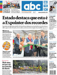 Capa do jornal Diário de Canoas 05/09/2025
