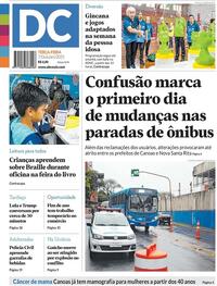 Capa do jornal Diário de Canoas 07/10/2025