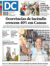 Capa do jornal Diário de Canoas 08/05/2025