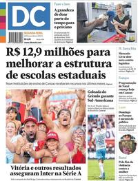 Capa do jornal Diário de Canoas 08/12/2025
