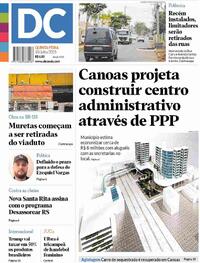 Capa do jornal Diário de Canoas 10/07/2025
