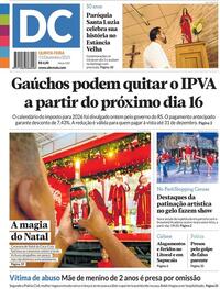 Capa do jornal Diário de Canoas 11/12/2025