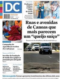 Capa do jornal Diário de Canoas 13/08/2025