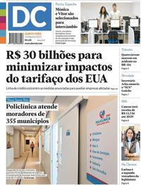 Capa do jornal Diário de Canoas 14/08/2025