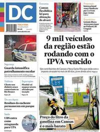 Capa do jornal Diário de Canoas 15/07/2025