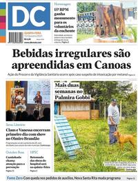 Capa do jornal Diário de Canoas 15/10/2025