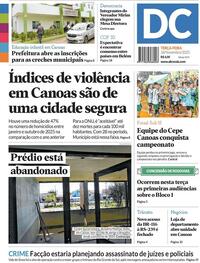 Capa do jornal Diário de Canoas 18/11/2025