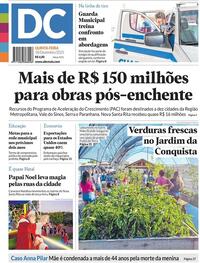 Capa do jornal Diário de Canoas 18/12/2025