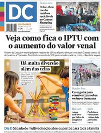 Capa do jornal Diário de Canoas 20/10/2025