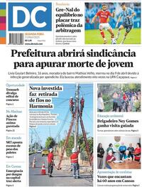 Capa do jornal Diário de Canoas 21/04/2025