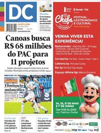 Capa do jornal Diário de Canoas 21/05/2025