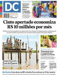 Capa do jornal Diário de Canoas 22/12/2025
