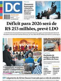 Capa do jornal Diário de Canoas 25/08/2025