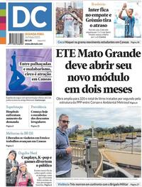 Capa do jornal Diário de Canoas 26/05/2025