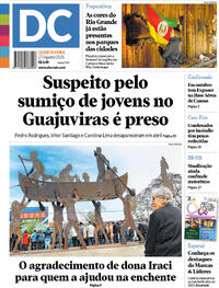 Capa do jornal Diário de Canoas 27/08/2025