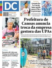 Capa do jornal Diário de Canoas 27/10/2025