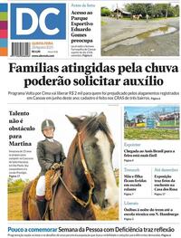 Capa do jornal Diário de Canoas 28/08/2025