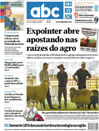 Capa do jornal Diário de Canoas 29/08/2025