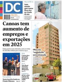 Capa do jornal Diário de Canoas 30/12/2025