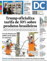 Capa do jornal Diário de Canoas 31/07/2025