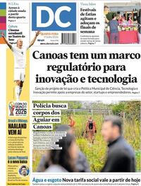 Capa do jornal Diário de Canoas 01/07/2026
