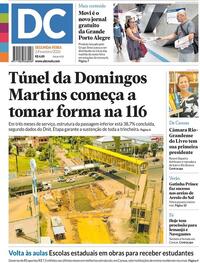 Capa do jornal Diário de Canoas 02/02/2026