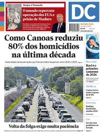 Capa do jornal Diário de Canoas 05/01/2026