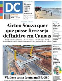 Capa do jornal Diário de Canoas 07/01/2026