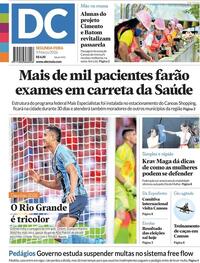 Capa do jornal Diário de Canoas 09/03/2026