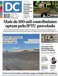 Capa do jornal Diário de Canoas 10/02/2026