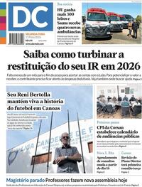 Capa do jornal Diário de Canoas 11/05/2026