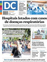 Capa do jornal Diário de Canoas 13/05/2026