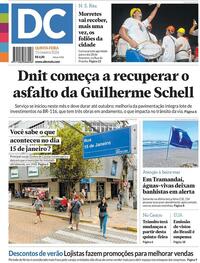 Capa do jornal Diário de Canoas 15/01/2026