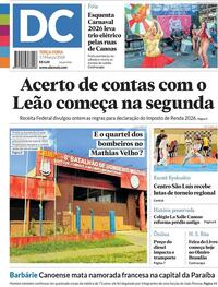 Capa do jornal Diário de Canoas 17/03/2026