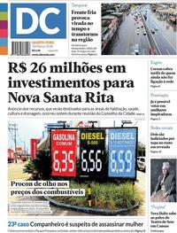 Capa do jornal Diário de Canoas 18/03/2026