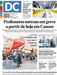 Capa do jornal Diário de Canoas 22/04/2026