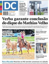 Capa do jornal Diário de Canoas 23/03/2026