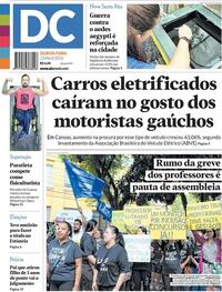 Capa do jornal Diário de Canoas 23/04/2026