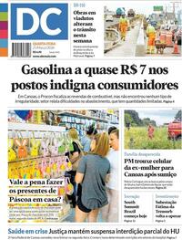 Capa do jornal Diário de Canoas 25/03/2026